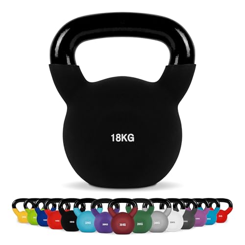 Marchio di qualità; Il kettlebell della MSPORTS è fabbricato in maniera eccellente ed è quindi perfettamente adatto per allenamenti di forza e di resistenza.Rivestito in neoprene di alta qualità – grazie al rivestimento in neoprene è facile da pulire e non danneggia il pavimento, il kettlebell può essere tranquillamente situato dovunque. Fisiologicamente innocuo, igienicamente perfetto; Inodore, resistente alla pelle e robusto.