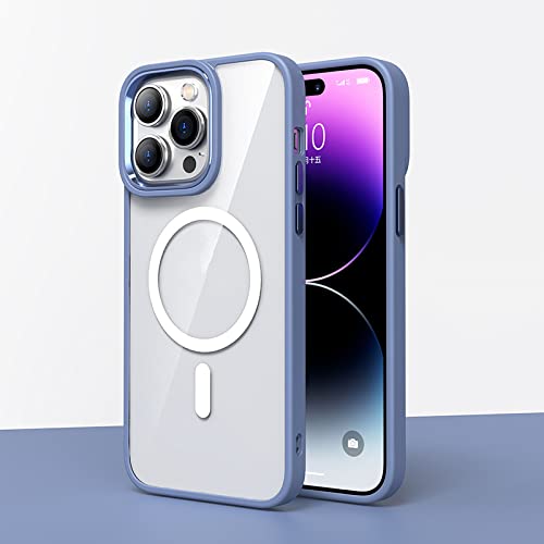 Étui de téléphone antichoc avec lentille en métal et charge magnétique sans fil de luxe