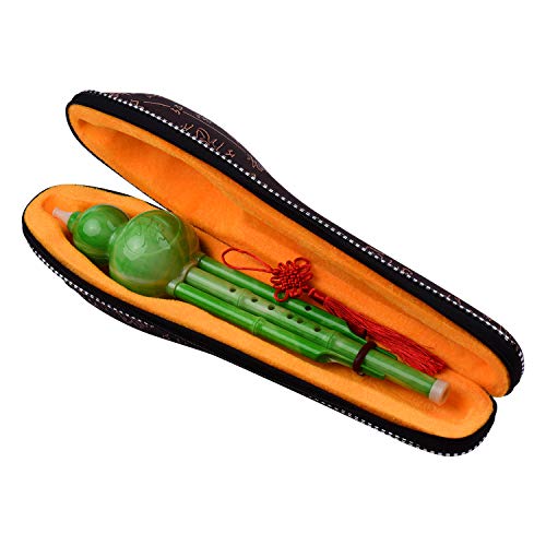 RuleaxAsi 2 Tom C-Key Hulusi Gourd Cucurbit Flauta Tubos de Resina Instrumento Tradicional Chinês co