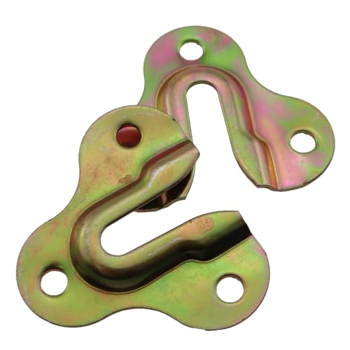 Image of 10PCS Butterfly Hanging Piece Iron Colour Zinc Keyhole Hanger 50x43x4.5mm Mirror Rack Hanger Cup Key Sleeve Hanger Wooden Board Wall Mount Single Keyhole Hanger with Screws