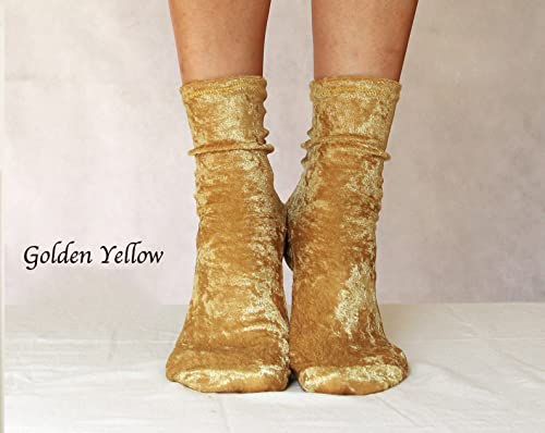 Generic Velvet Socks. Luxurious Handmade Women'S Socks thumb #2