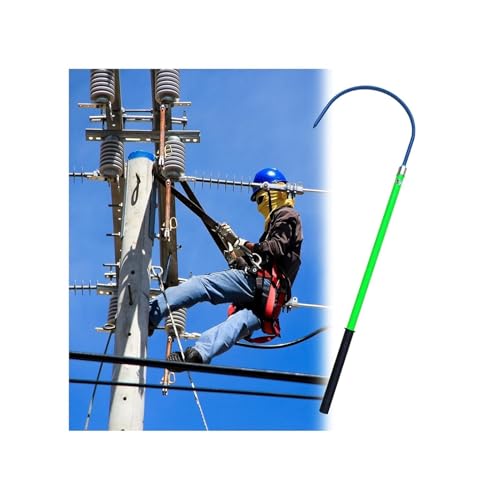 Pértiga de rescate aislante de alto voltaje y 300 cm verde para taller de vehículos eléctricos