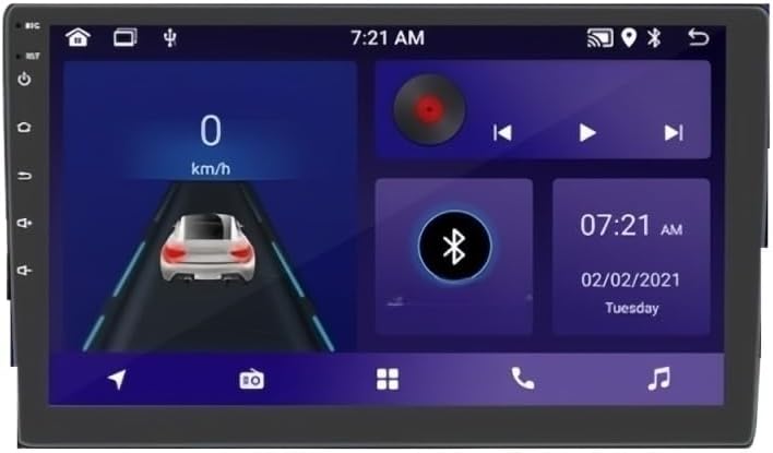 car gps navigation system 2 DIN CarPaly Android Auto 1G+32G 7/9/10.1 Inches Android11 Car Stereo for Volkswagen for Nissan for Kia for Toyota(9 inch)