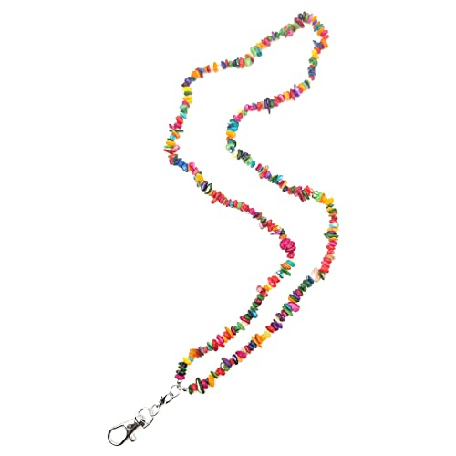 Sopopal Boho Cute Lanyard Beaded Chip Stones Teacher Lanyards For Id Badges And Keys Neck Keychain Cruise Lanyard For Women Girls #TOP7
