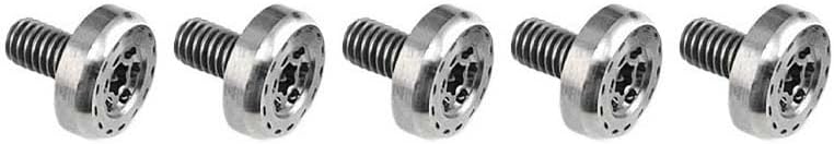 5PCS T8 Torx Titanium Alloy Screws, M3.5 Scales Handle Attachment Hardware Accessories in Silver