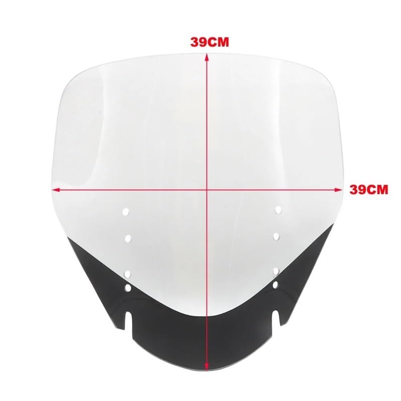 Déflecteur écran et extension pare-brise moto pour V-Strom DL 650