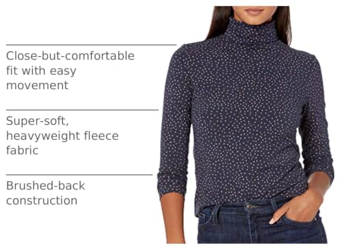 Image of Amazon Essentials Women's Long-Sleeve Turtleneck Stretch Fleece (Available in Plus Size)