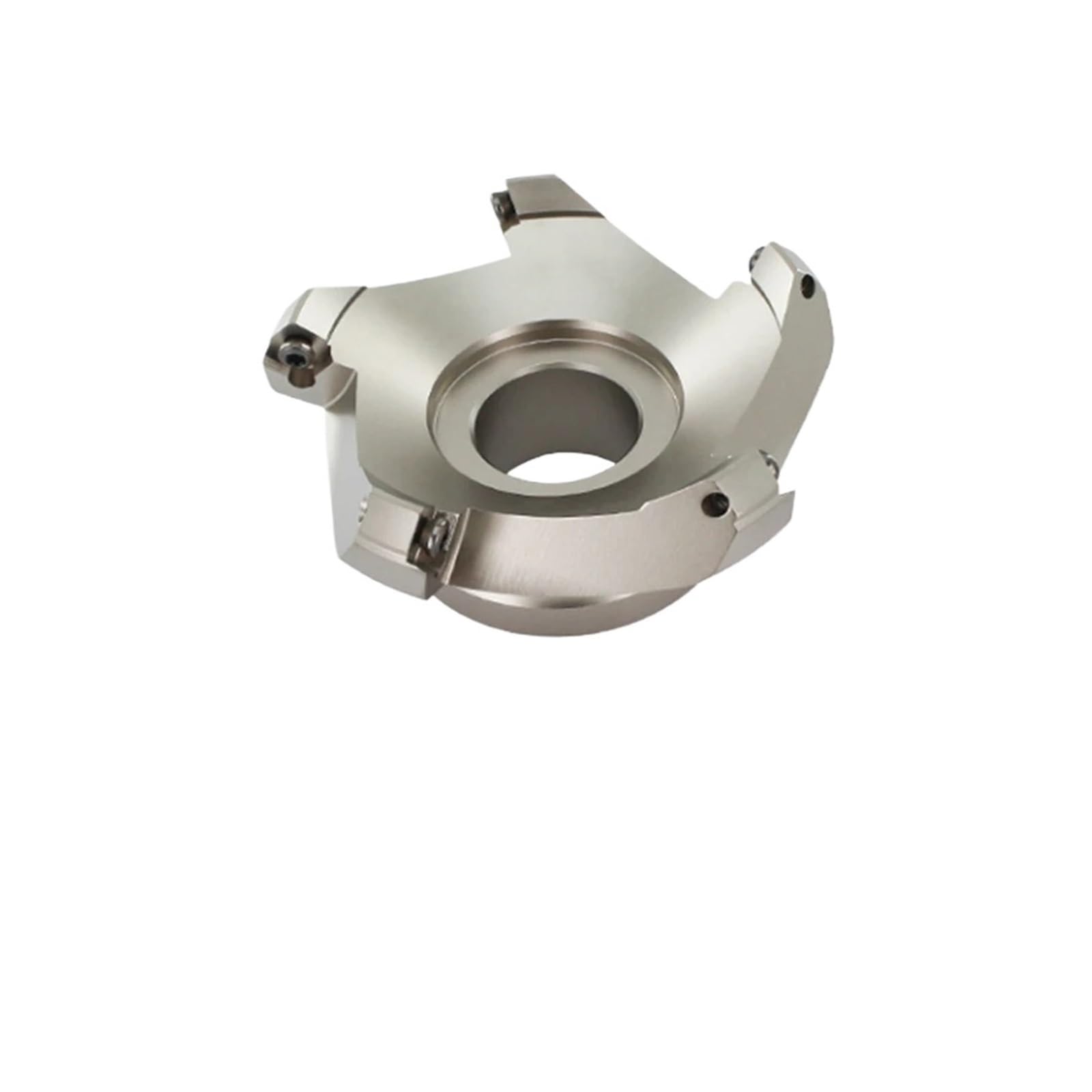 KM12 Series 45 Degree Aluminum Alloy Face Milling Cutter Head, Compatible with SEHT1204 Inserts, Fit FMB22, FMB27, FMB32, FMB40(KM12-125-40-6T)