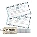 Elephant Baby Shower Diaper Raffle Invitation Insert Card Blue