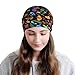 Fashion Beanie Hats for Girls Boys, Goth Moon Frogs Moth Magical Mushroom Leaves Hedging Head Hat Skull Hat for Cycling Party, Stretch Sleep Cap Windproof Dancer Cap