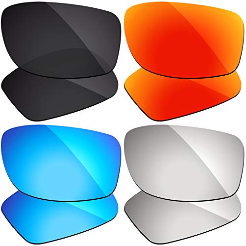 Verres polarisés de rechange Oakley Fives Squared pour remplacer des verres rayés ou usés