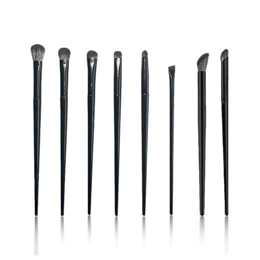 Pinceaux Maquillages Yeux,Pinceaux Maquillage,Ensemble De 8 Pinceaux à PaupièRes Professionnels,Doux Et Sans RéSidus,Parfaits Pour Un Maquillage Des Yeux DéLicat