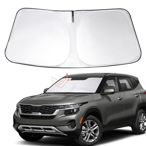 Image of Windshield Sun Shade Sunshade for 2021-2025 2026 Kia Seltos