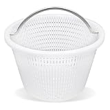 Verplexter Handle Basket Replacement Bermuda Gunite Pentair 516112,Compatible with Waterway Skimmer Basket 542-3240/542-3240B for Renegade Skimmers Pool Basket, Stainless Steel Handle