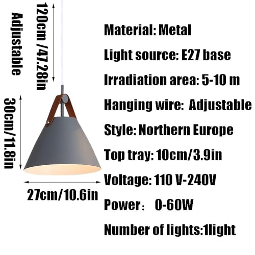 Lampe Suspendue en métal Créative pour Resto ou Balcon - 3