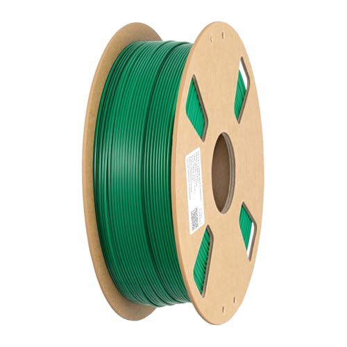 HZST3D 3D Printer PETG Filament 1.75mm 1KG 3D Material Printing Filament (Green)