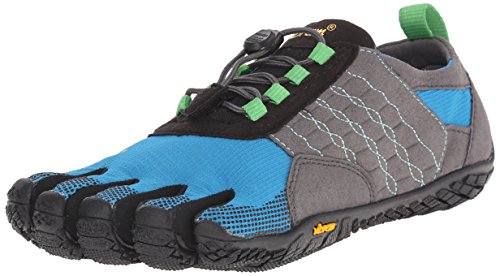 Vibram FiveFingers Trek Ascent, Damen Outdoor Fitnessschuhe, Mehrfarbig (Grey/Blue/Green), 37 EU
