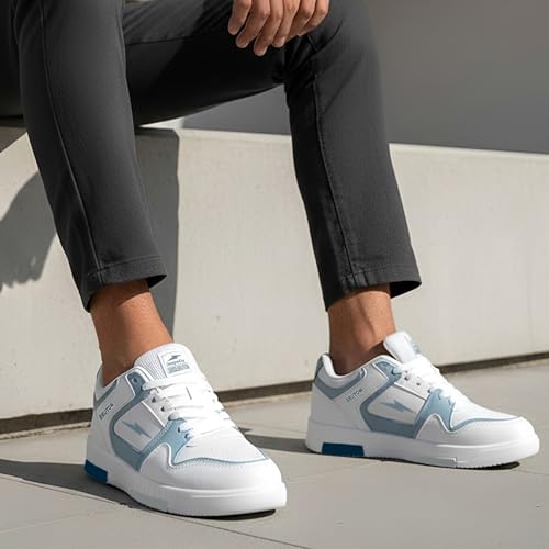 Image of BRUTON Men's Casual Sneakers | Lightweight Lace-Up Fashion Shoes | Comfortable Cushioned Walking Shoes, College & Travel