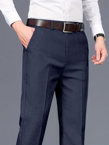 Image of AVANOVA Men's Casual Pants - Stylish Regular Fit Trousers for Men, Comfortable Office & Casual Pant, Modern Formal Look (Trouser 270)