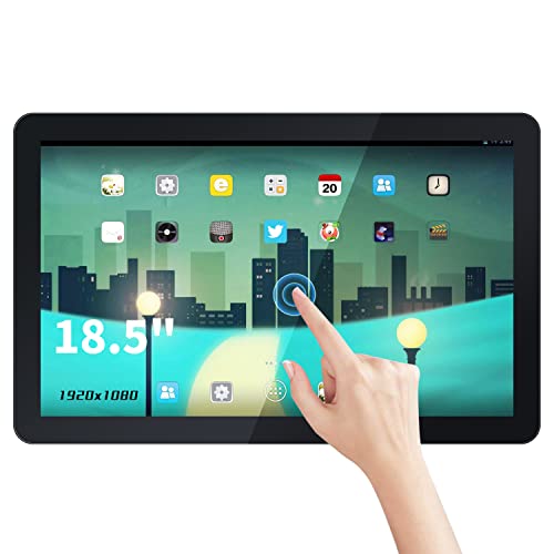 Image of 18.5 inch Android 11 Touchscreen Monitor Tablet, 16:9 FHD 1080P, WiFi & BT, Built-in Speakers, RK3568 4GB RAM & 32GB ROM, Smart Board for Classroom, Meeting & Game