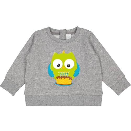 inktastic Birthday Owl, Party, Cute Owl, Cake, Candles Baby Sweatshirt