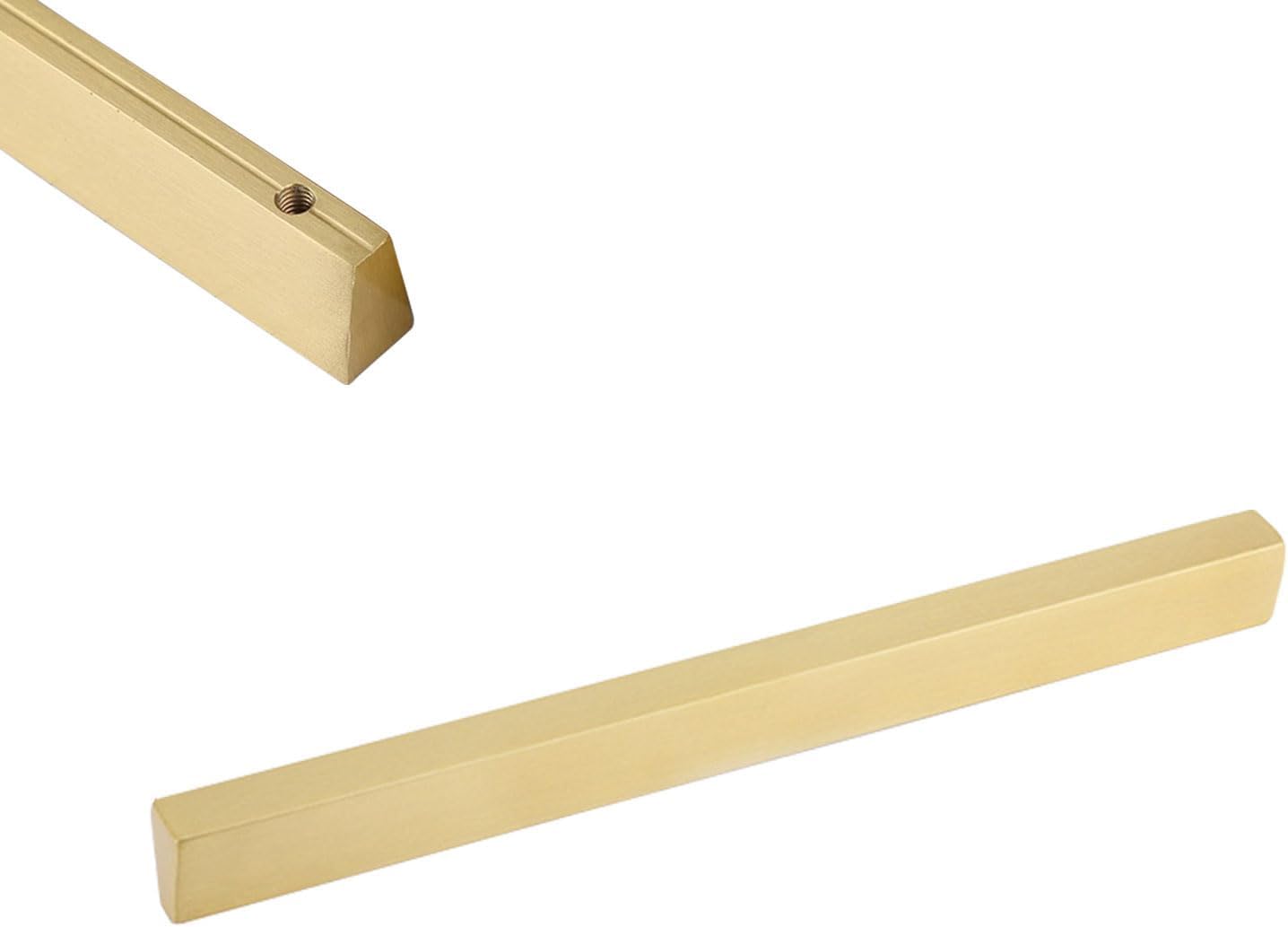 Poignée de cuisine en laiton 160mm entraxe pour porte de placard