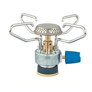 Campingaz Bleuet Micro Plus Camping Stove, lightweight 1-burner Gas Stove, high power 1250 watts, for camping, festivals, hiking, runs off CV 470 gas gartridges, Blue