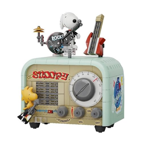PAN TASY Peanuts Building Figure Set, Radio (86916)