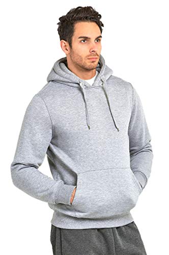 Knocker Men's Durable Heavy Cotton Blend Fleece Pullover Hoodie Sweatshirt2