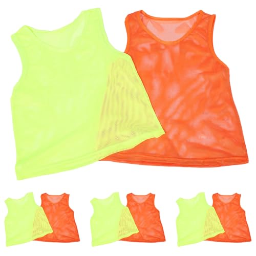 Chasubles d'entraînement respirantes DOITOOL gilets légers et fluo pour le sport enfant