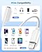 Apple MFi Certified Lightning to 3.5mm Headphone Jack Adapter -Premium Audio Quality & DAC Chip for Music Listening Car, Gym, Home Office, Compatible with iPhone 14/13/12/11/X/8/7 1Pack (White)