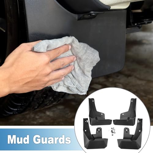 Image of Mud Flap Splash Guard with Mount Accessories Front & Rear Side Mud Guard for Toyota Raize 2020-2021 (Set of 4)