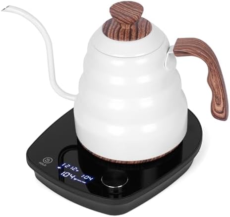 Electric Stainless Steel Gooseneck Kettle ±1℉ Temperature Control...