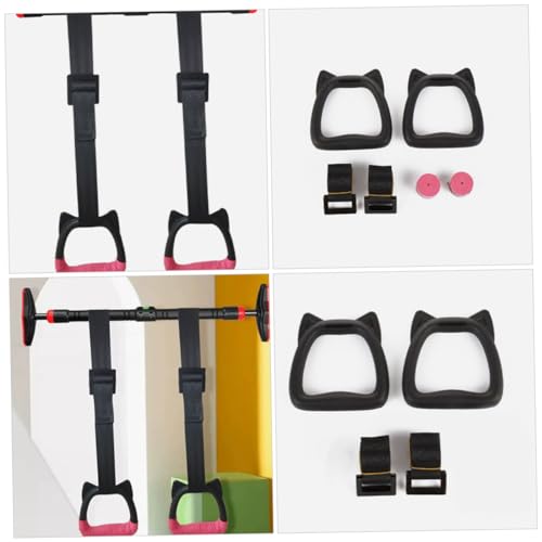 Set de anillas de gimnasia profesional con correas miniatura 5