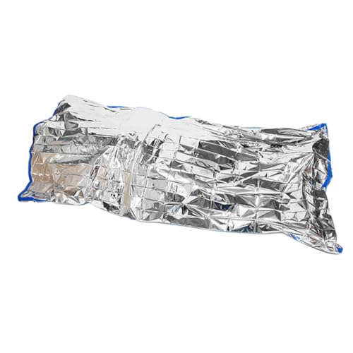 ifundom Adult Sleeping Bag Liner Portable Camping Sack for Hiking Travel Survival Lightweight Thermal Blanket for Cold Weather Compact Design for Easy Storage