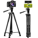 Tripé Universal Profissional para Câmeras Fotográficas - Preto