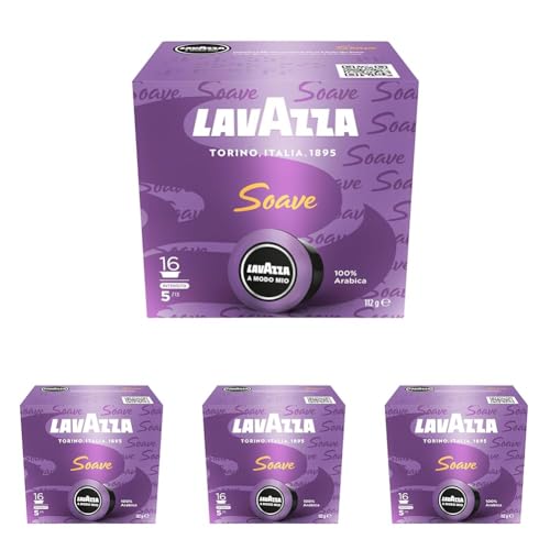 Lavazza A Modo Mio Soave, 16 cápsulas (Paquete de 4)