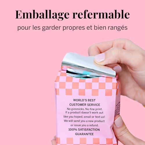 Serviettes Mini Coton Bio Hypoallergéniques Pixie sans Parfum Absorption Légère