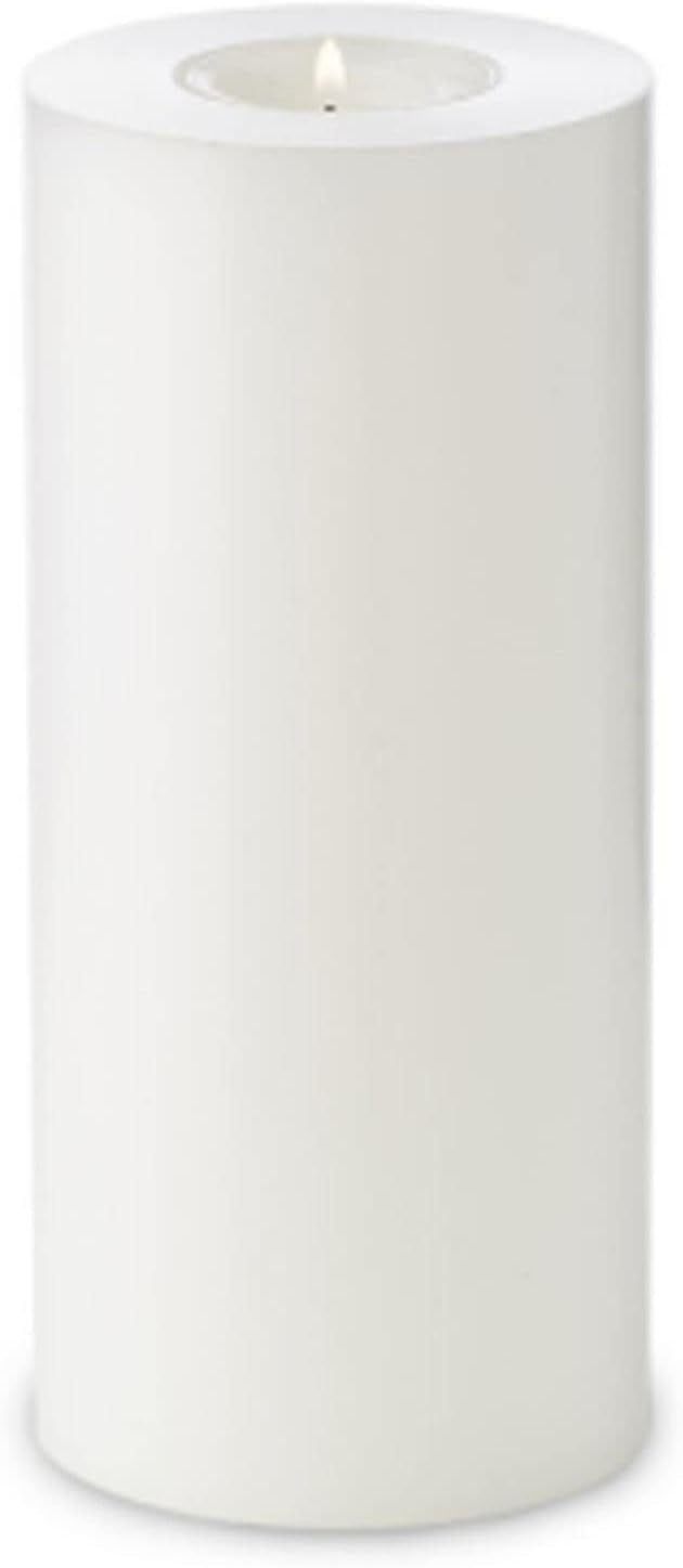 Edzard White Cornelius Tea Light Holder Permanent Candle, Diameter 3.15 In, Height 7.09 In, Heat Resistant Up To 90°C