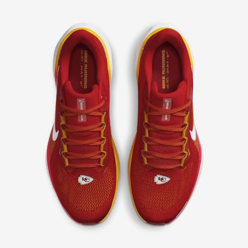 Nike Nike Pegasus 41 Men's Road Running Shoes (FZ5079-600, University Red/White/University Gold/White) Size 11