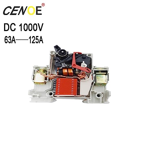 Disjoncteur Solaire DC 1000V protection photovoltaïque MCB 83A 80A