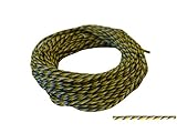 1 mm stark Siegelkordel 1 mm blau-weiß-gelb Preis für 10 Meter