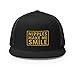 Nipples Make Me Smile Hat Funny Nipples Make Me Smile (Embroidered Trucker Cap) Black