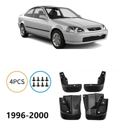 Guardabarros Civic 1996-2000 que protegen tu coche contra salpicaduras 6