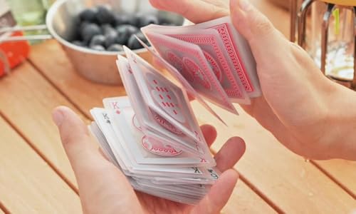 Cartas Bicycle Impermeables Juego 6 Mazos Rojo miniatura 7
