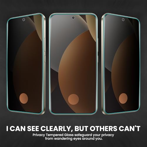 Image of ArmourPro UV Privacy Tempered Glass Screen Protector for Redmi Edge Note 15 Pro Plus (6.8 Inch, Pack of 2) Full Edge to Edge Coverage | Anti-Spy /Anti-Peeping, 9H Hardness, Protection
