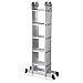 MAXCRAFT Escalera multifunción 6 en 1 de aluminio (5,92 m)