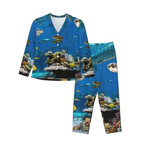 Pyjama femme tortues de mer pour vos soirées cocooning