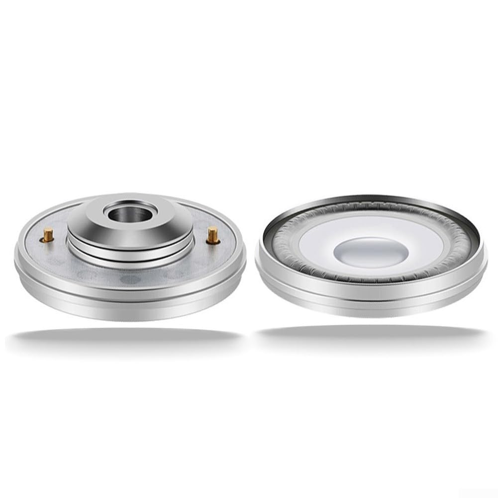 Niceminiwall Para auriculares de estudio profesional, diseño de diafragma grande de 52 mm, controlador procesado CNC, impedancia de 64 ohmios, calidad duradera para entusiastas de la música