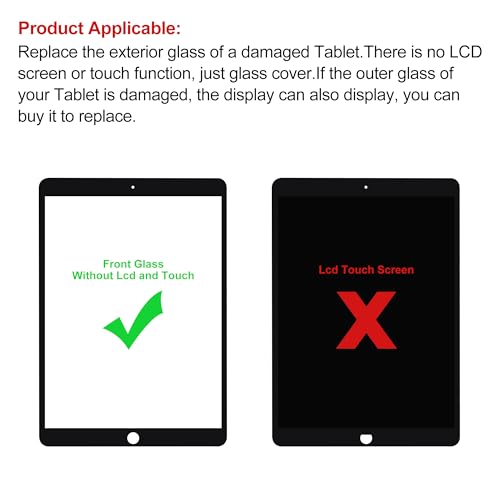Lentille de rechange écran avant compatible 7 avec kit OCA premium - 4